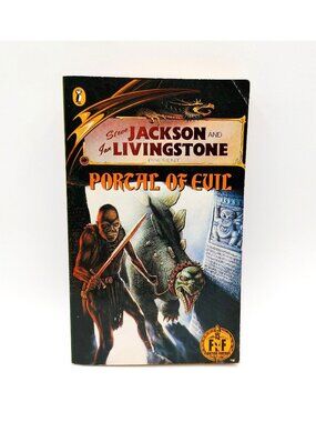 Portal of Evil Fighting Fantasy 37 Ian Livingstone Steve Jackson Game Book 1989
